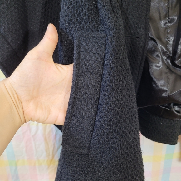 Steve Madden shacket poncho sweater overcoat heavy lined fall outerwear - Picture 6 of 10